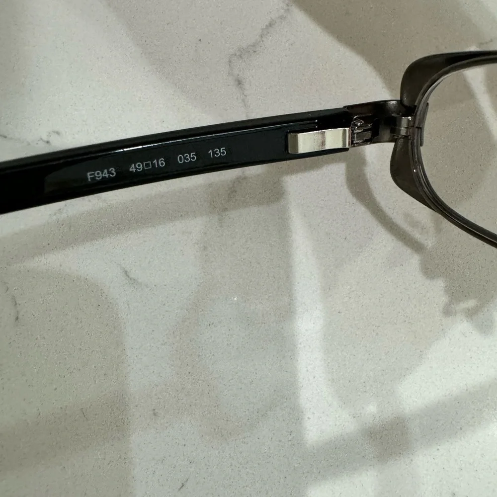 FENDI Women's Eyeglasses w/Side Logo Print w/Case & Card, NWOT